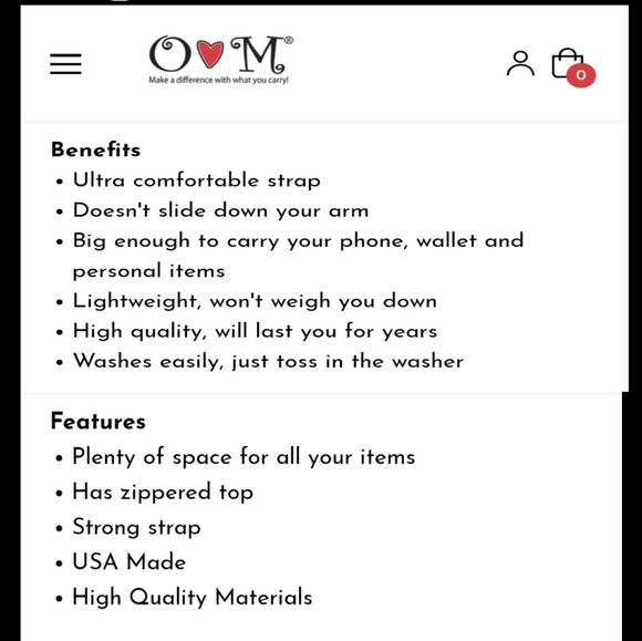 OlovesM geometric black and white Bernie adjustable strap recycled crossbody - Picture 12 of 12